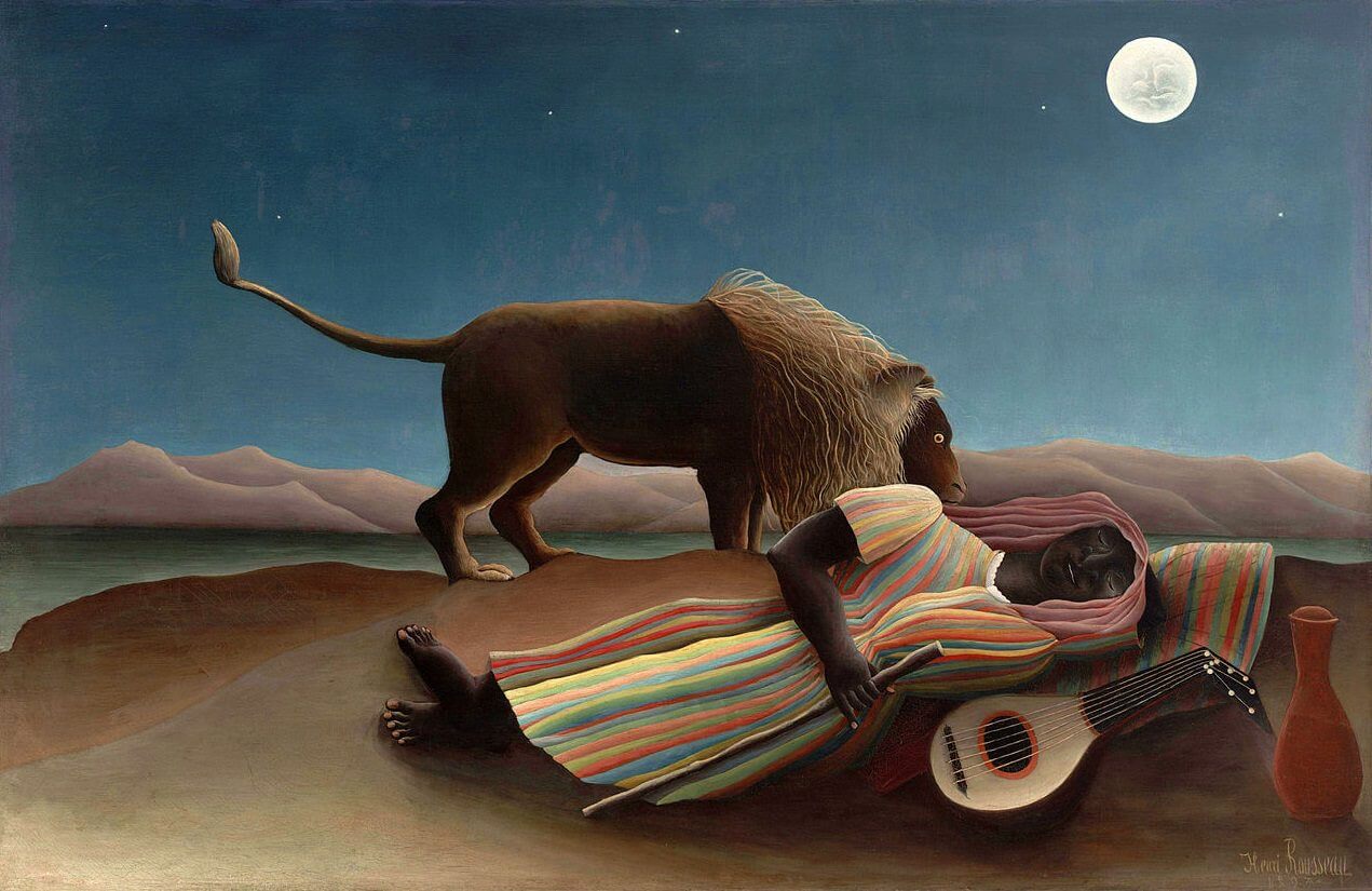 The Sleeping Gypsy, 1897 by Henri Rousseau