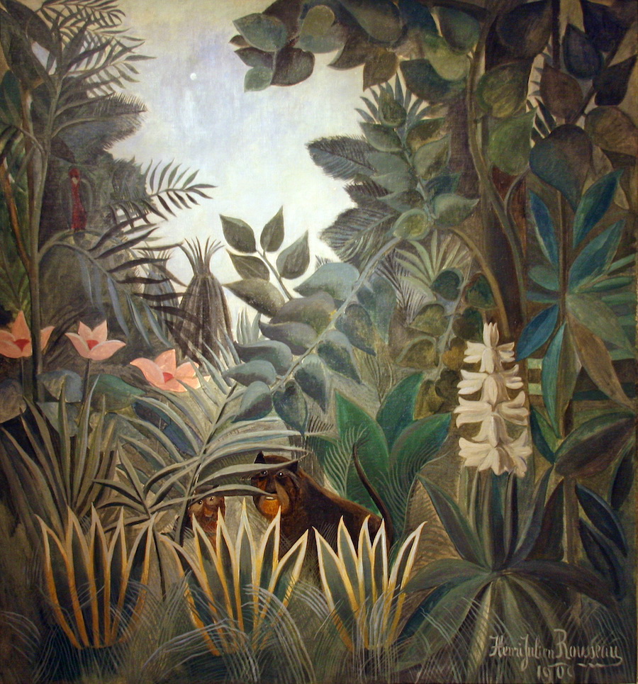 The Equatorial Jungle, 1909 by Henri Rousseau