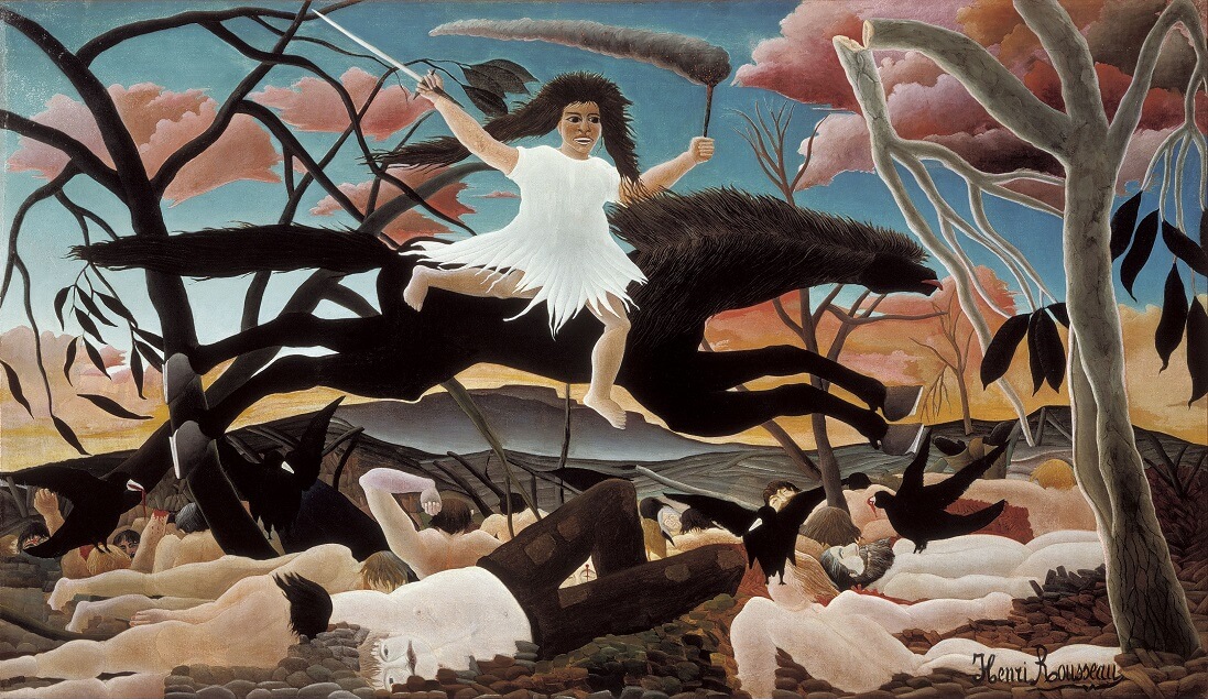 War, 1894 by Henri Rousseau