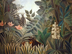 The Equatorial Jungle by Henri Rousseau