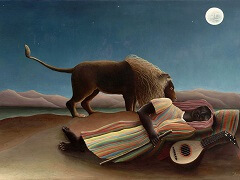 The Sleeping Gypsy by Henri Rousseau