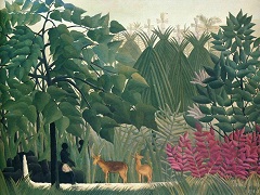 The Waterfall by Henri Rousseau